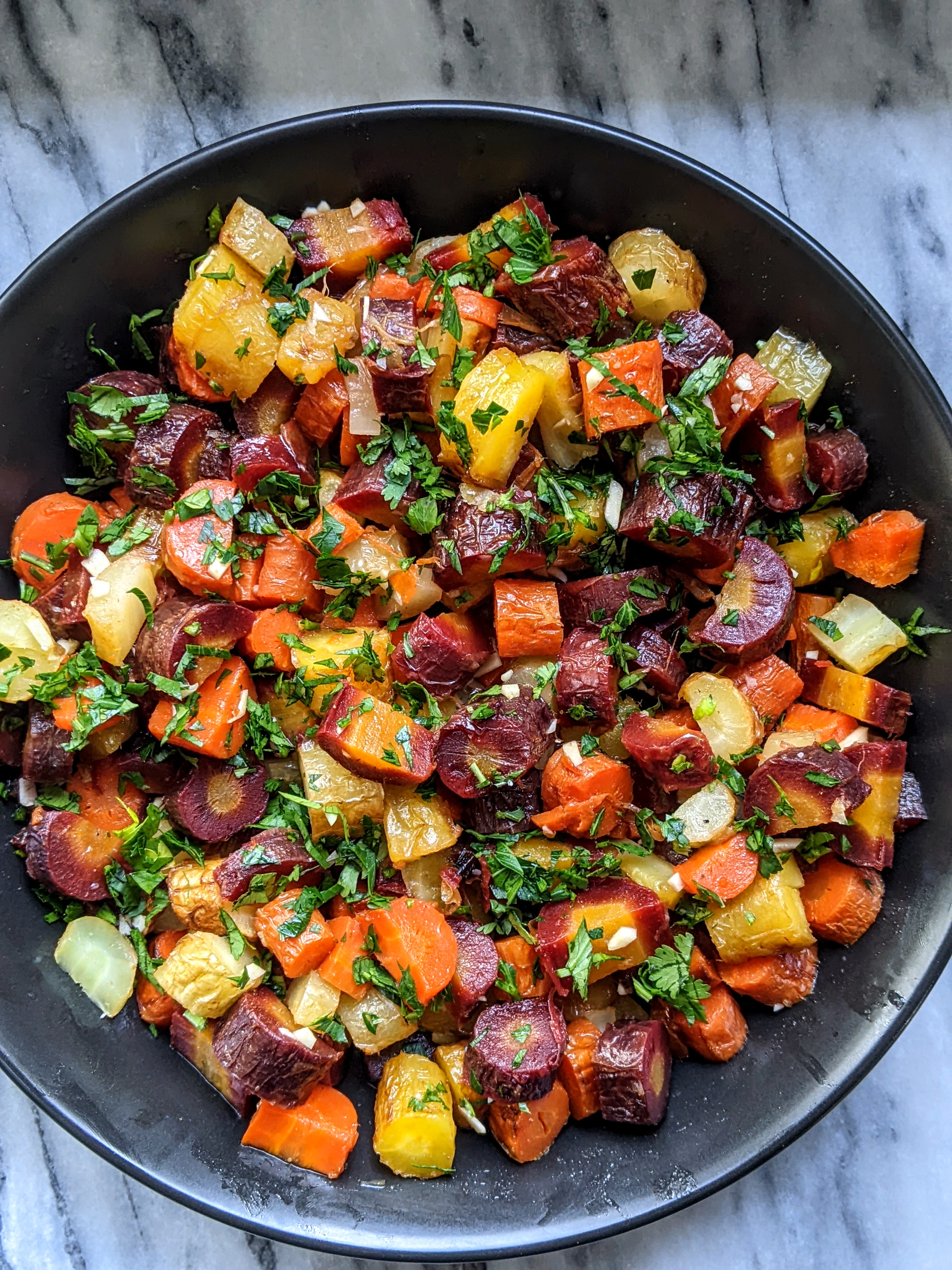 Bowl of Almost Ran's Perfect Moroccan Carrot Salad