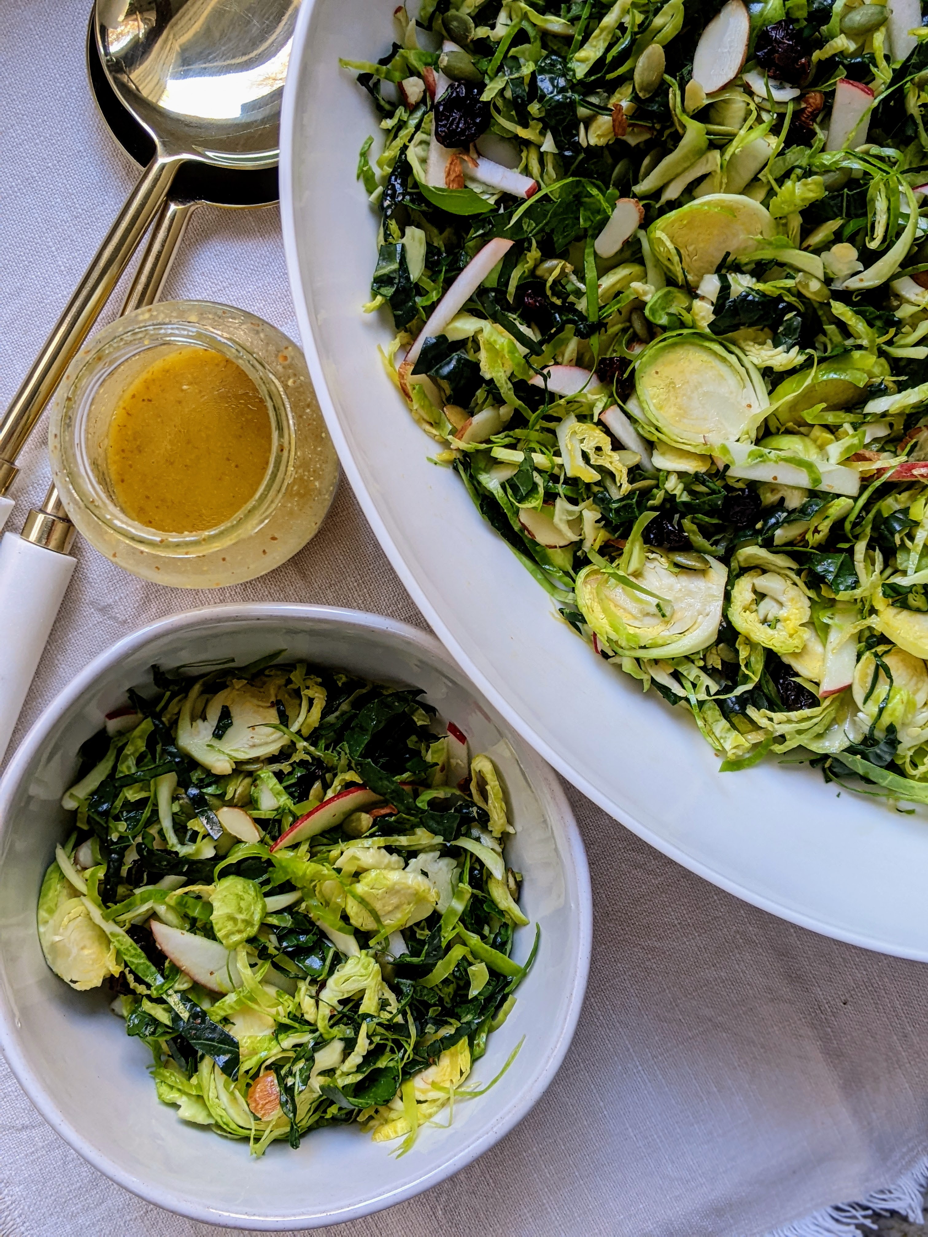 Shaved Brussel Sprout Salad